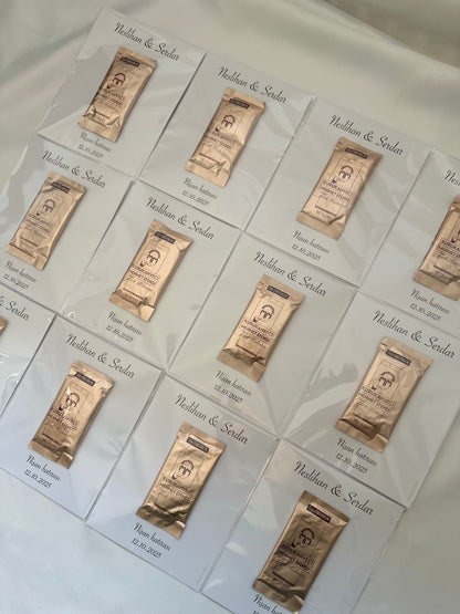 Mokkakarten im Hochformat