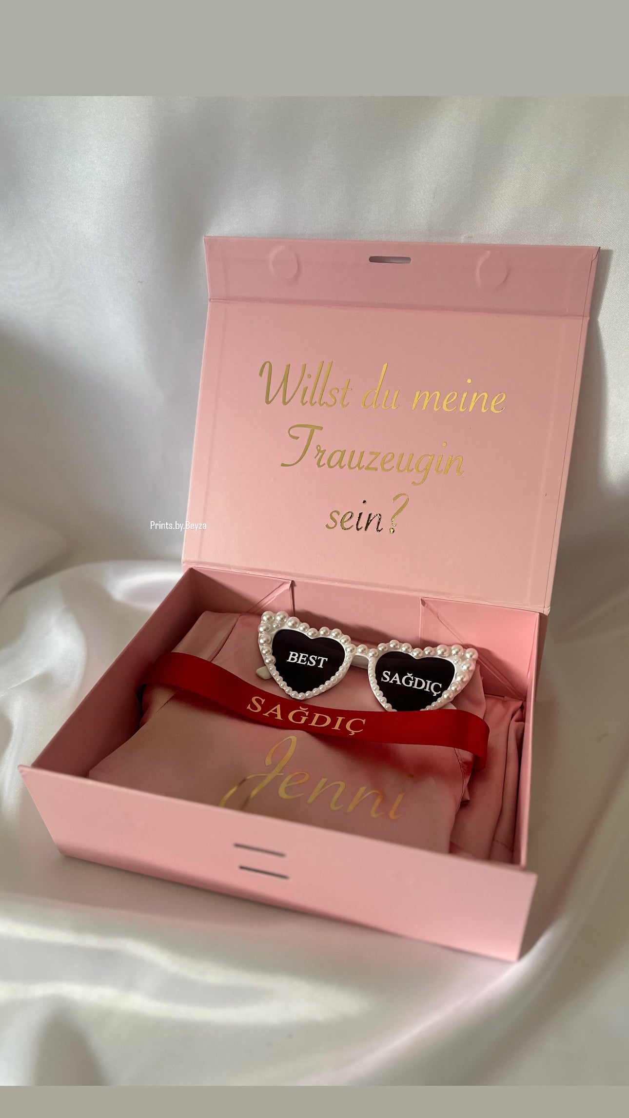Trauzeugin / Brautjungfern Geschenkboxen