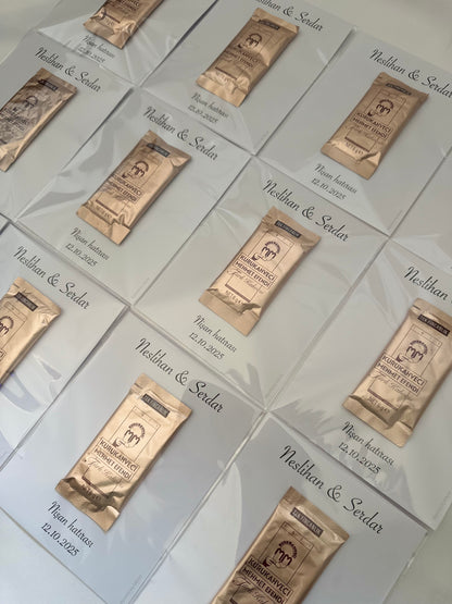 Mokkakarten im Hochformat