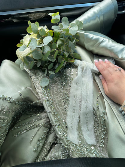 Blumenstrauß-Band aus Chiffon