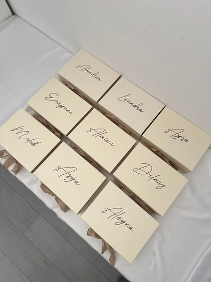 Trauzeugin / Brautjungfern Geschenkboxen