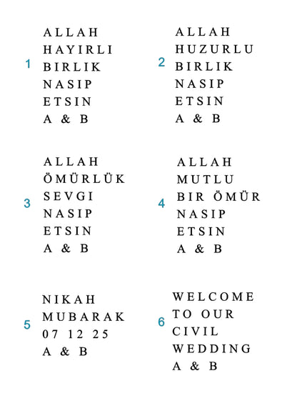 Kız İsteme Çikolatası • Verlobungs-/Hochzeitsschokolade